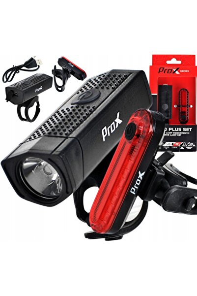 Other Set de lumini PROX AERO față 400Lm + spate 10Lm USB