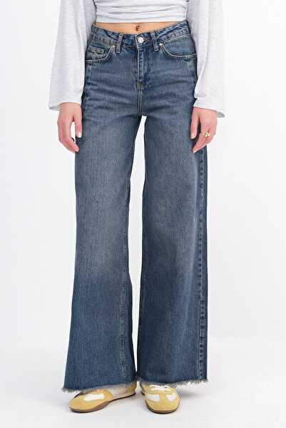 Addax Wide Leg Jean Pantolon PN8686