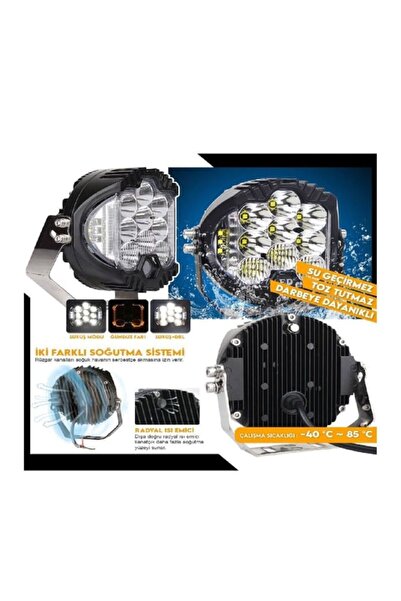 ASTRA LED Offroad Projektör Beyaz Led Lamba 7 Inç Baja Stil 1 ADET