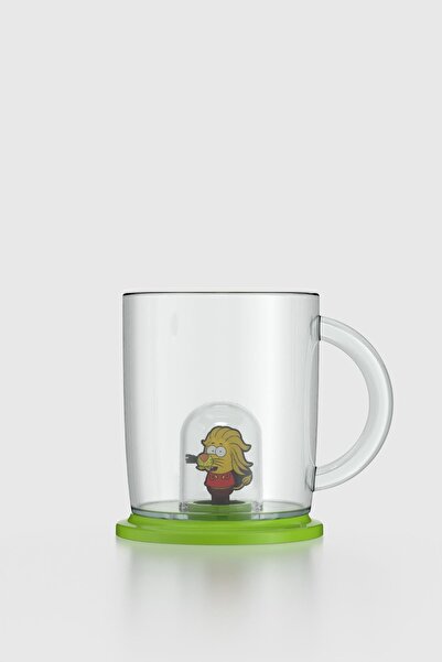 Renga Joy Kral Şakir Remzi Figured 250 ml Tritan Cup with Handle 222038 Green