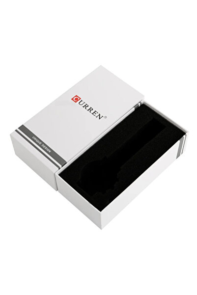 Curren Ceas de damă, cuarț, auriu cu cadran alb, cristal de safir, design elegant