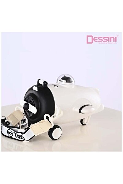 Dessini 550Ml Kids Water Bottle, BPA Free, Leak Proof 800Black/Grey