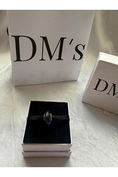 DM’s Silver Işık Yayan Mavi Murano Gümüş Charm’ı