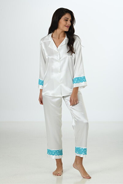 MOONGIRL KADIN SATEN PİJAMA TAKIMI