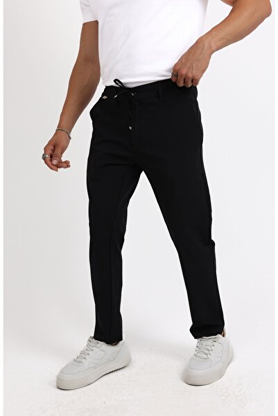 cliento Relaxed Fit (Pilesiz) Düz Jogger Pantolon