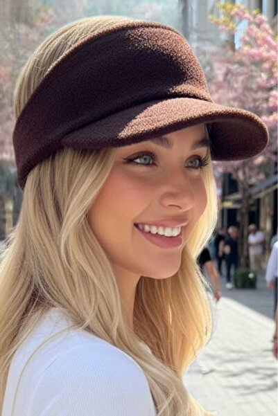 Trenderrs Women's Furry Soft Visor Hat