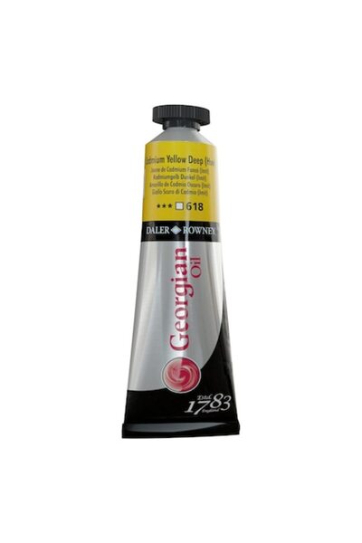 Daler Rowney Georgian Oil Paint 38 ml - - Cadmium Yellow Deep Hue