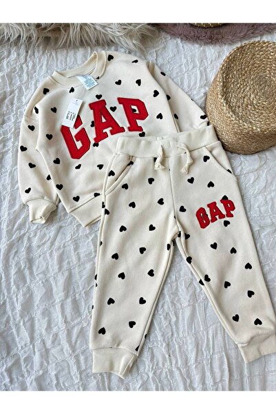 Neo Kids Neo Kids Kız Çocuk Kalp Desenli Eşofman Takımı