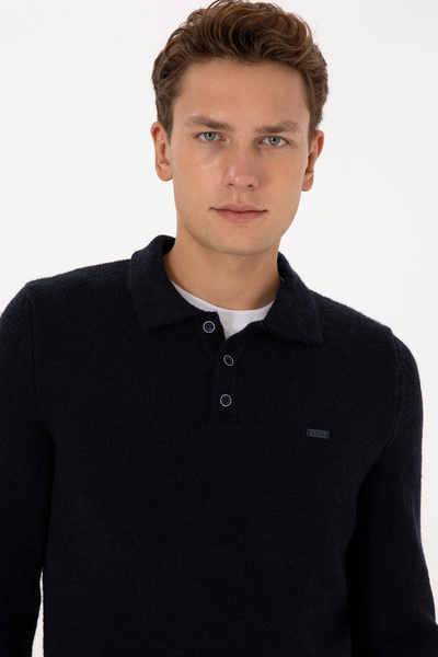 U.S. Polo Assn. Men's Navy Blue Sweater 50308276-Vr033