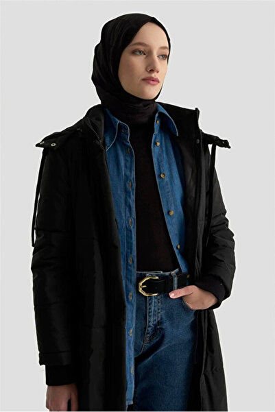 Armine TREND Quilted Coat 24Kt740 Black