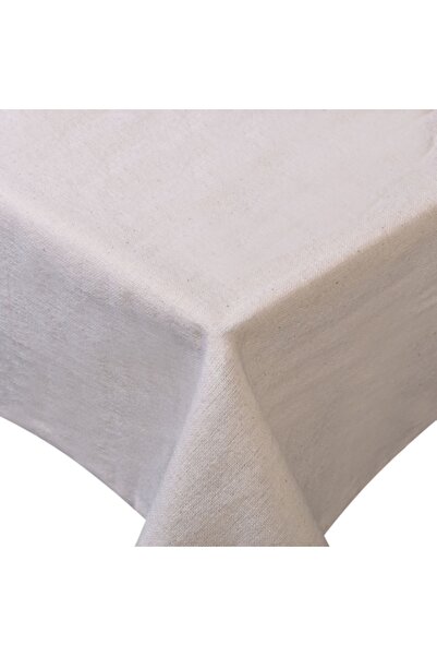 MYONNA IT & E- COMMERCE Tablecloth 'Panza Ecru' 140x180 cm - Beige, 100% Cotton
