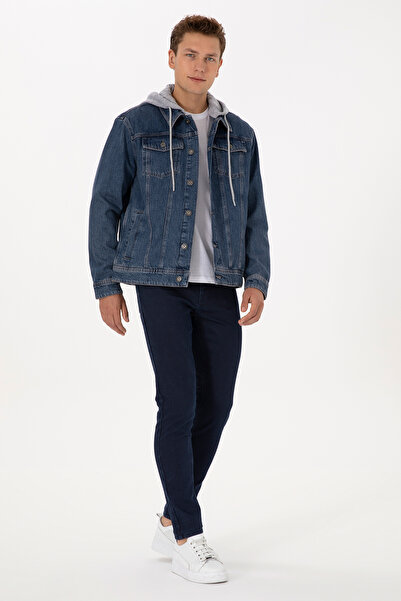 U.S. Polo Assn. Erkek Koyu Mavi Jean Pantolon 50307718-DN0023