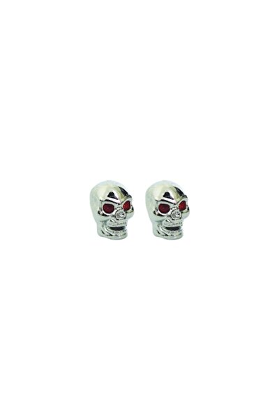 Pegas Skull Valve Caps VC2912, 2 pcs, Chrome