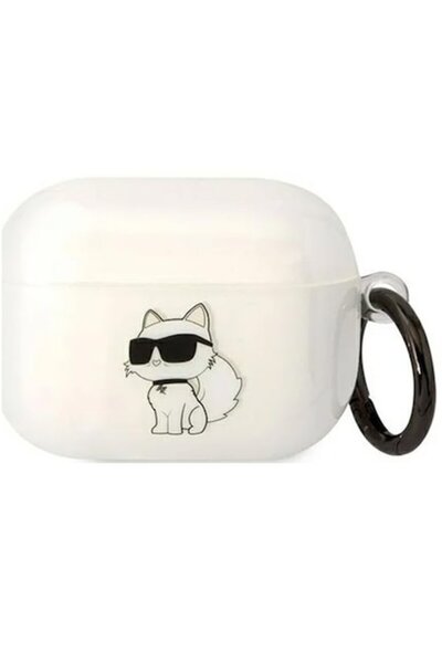 Karl Lagerfeld Husă de protecție Choupette cu logo 3D NFT pentru AirPods Pro,...