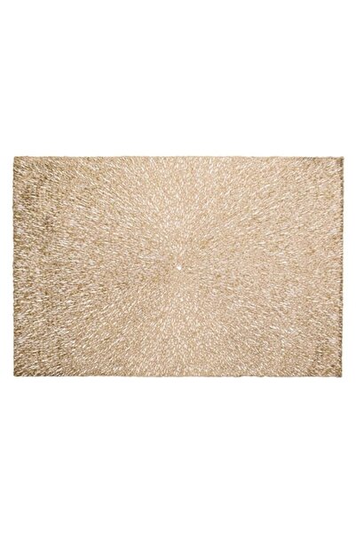 MYONNA IT & E- COMMERCE Suport farfurie PVC, model Crăciun, auriu, 45x30 cm