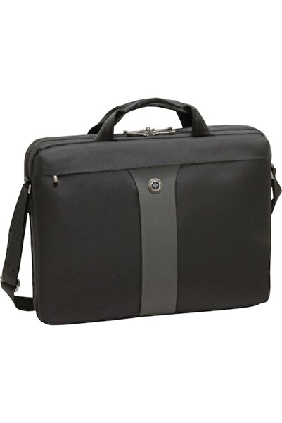 Wenger Legacy 17 inch Slimcase Laptop Bag - Black/Gray