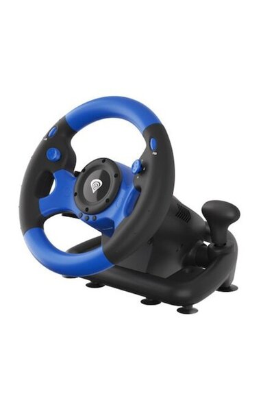 Genesis Volan de gaming Seaborg 350 Racing, PC/Consolă, Negru/Albastru