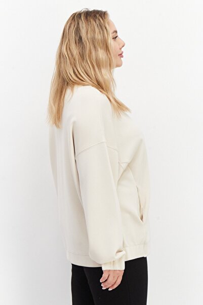 TAIFUN Women Plain Jacket Shirt, Beige