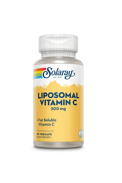 Solaray Vitamina C lipozomală 500 mg Solaray, 30 capsule,