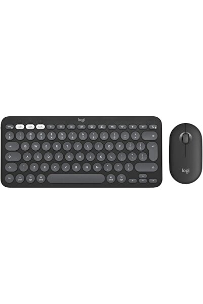 logitech Tastatură și mouse combinate Pebble 2 pentru Mac, grafit tonal