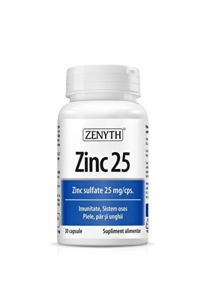 ZENYTH Zinc 25 sulfat de zinc, 25 mg, 30 capsule