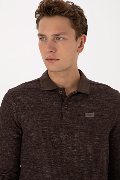 U.S. Polo Assn. Men's Brown Basic Sweatshirt 50307730-Vr029