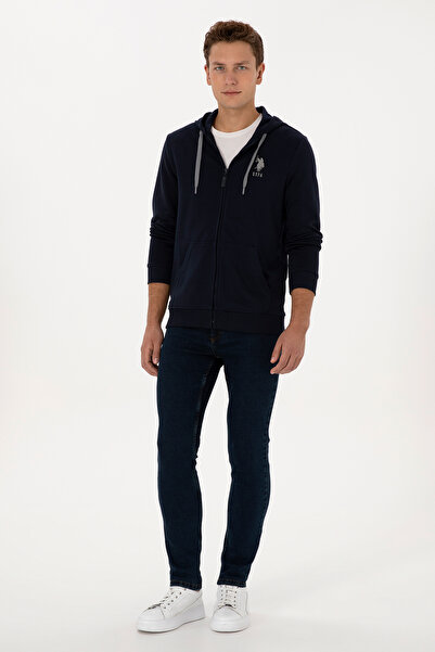 U.S. Polo Assn. Erkek Lacivert Örme Hırka 50307765-VR033