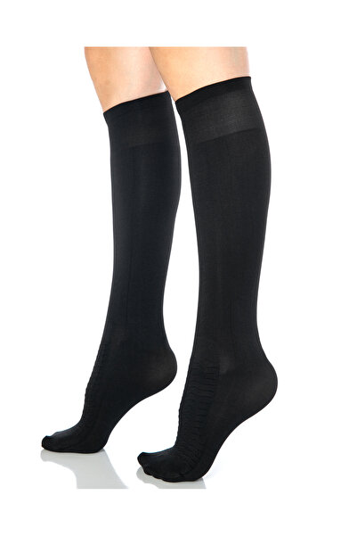 Desimo Γνήσιες γυναικείες κάλτσες μασάζ 2 ζευγαριών κάτω από το γόνατο 1ο Ποιοτικές σούπερ ελαστικές κάλτσες