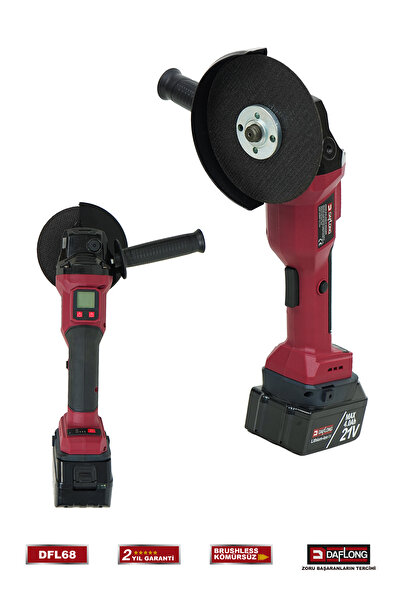 DAFLONG DİJİTAL EKRANLI DİJİTAL AYARLANABİLİR DEVİR AYARLI SPİRAL TAŞLAMA PASTA CİLA MAKİNASI DFL-68