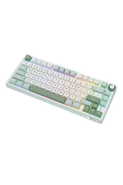 ROYAL KLUDGE Tastatură mecanică RK R75 75%, 81 de taste, USB-C, comutatoare a...
