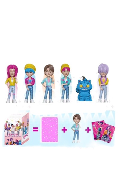 OEM Set 3 figurine fetele și 3 figurine băieții k pop demon hunters BimBimBo