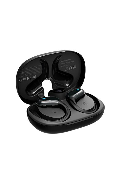 TehnoTek Căști sport wireless BX29, Bluetooth 5.4, USB-C, negre