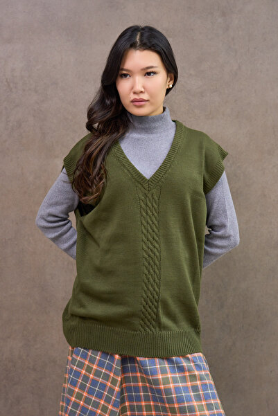 KÜÇÜĞÜM BUTİK Khaki Casual Sweater