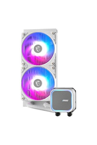 MSI MAG CoreLiquid A13 240 White Liquid Cooler (240mm, 2 fans, RGB)