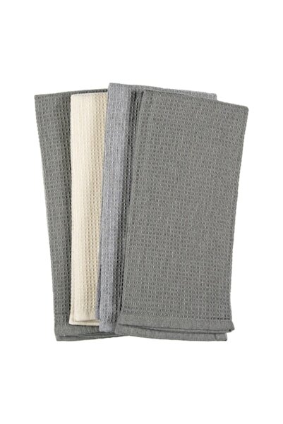 SHOPIENS Glass Towels Set, 4 Pieces, Multicolor, 58x39 cm