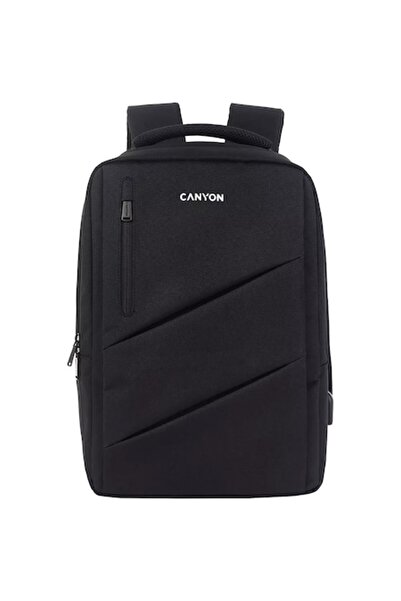 CANYON Rucsac pentru laptop BPE-5 Urban USB de 15,6" - Negru