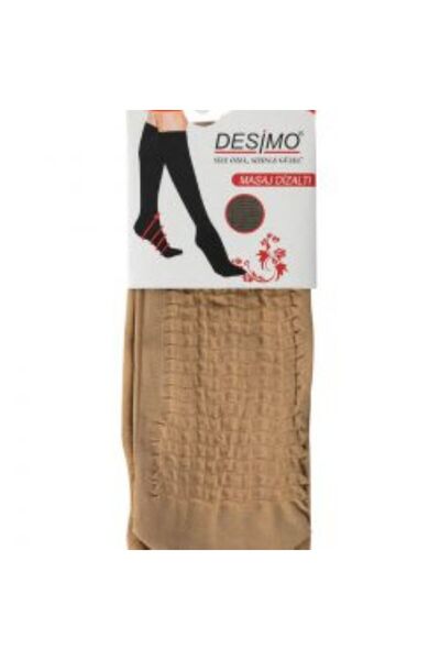 Desimo Γνήσιες γυναικείες κάλτσες μασάζ 2 ζευγαριών κάτω από το γόνατο 1ο Ποιοτικές σούπερ ελαστικές κάλτσες