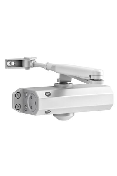 Yale 3500 Standard Arm Door Closer, Adjustable, Fire-Resistant, Die-Cast Aluminum, White