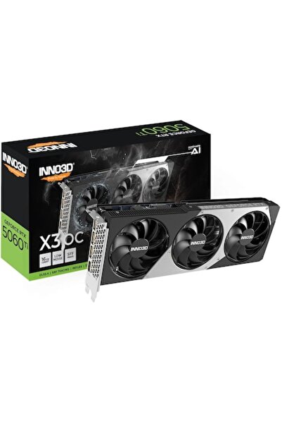 INNO3D Placă grafică GeForce RTX 5060 Ti 16GB X3 OC DLSS 4, GDDR7, 128 biți