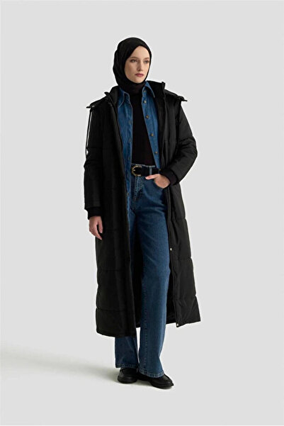 Armine TREND Quilted Coat 24Kt740 Black