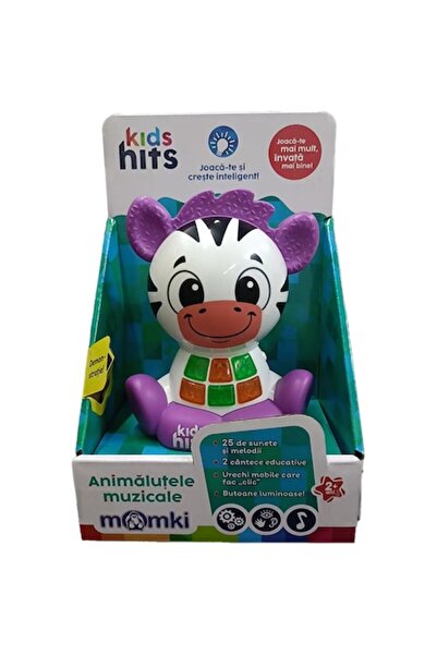 MomKi Kids Hits interactive toy - Baby zebra, with sounds