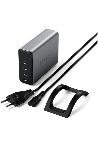 Satechi Încărcător GaN PD USB-C cu 4 porturi de 165 W (până la 100 W)