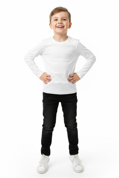 par lingerie pl Μακρυμάνικο μπλουζάκι για αγόρια με λαιμόκοψη