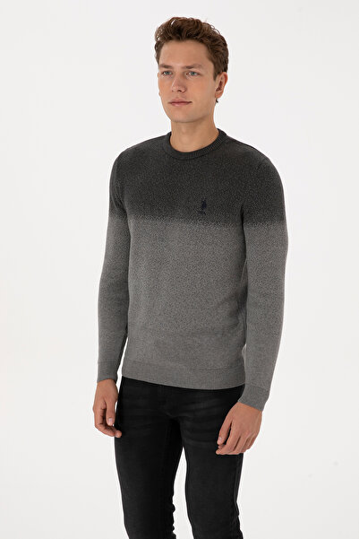 U.S. Polo Assn. Men's Anthracite Melange Sweater 50307871-Vr081