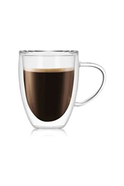 OEM Set of 2 Double-Walled Glass Coffee Mugs – 250 ml