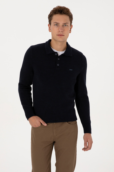 U.S. Polo Assn. Men's Navy Blue Sweater 50308276-Vr033