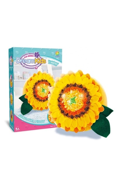 Flippy Children's Pillow Creation Kit, Dream Kids, Sunflower