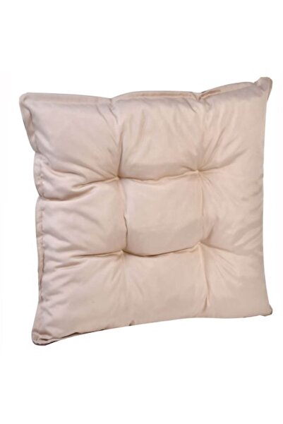 MYONNA IT & E- COMMERCE Floor Cushion, Water-Resistant, 60x50 cm, Beige and Brown, MYONNA