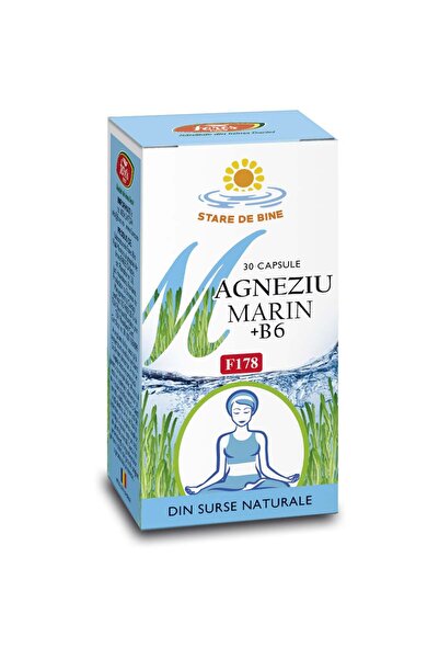 Fares Magneziu marin + B6, F178, 30 capsule