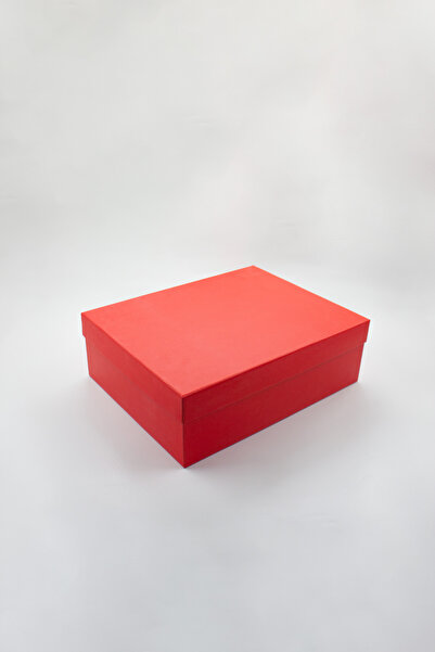 carton box Kırmızı Hediye Kutusu 25 x 33,7 x 12 cm Yılbaşı Advent Calender Boş Kutu